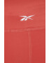 Reebok leggins de antrenament HB1037 femei culoarea portocaliu neted - Pled.ro