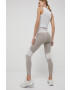 Reebok leggins de antrenament H54191 femei culoarea gri modelator - Pled.ro