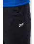 Reebok pantaloni de antrenament Dmx Interlock barbati culoarea negru neted - Pled.ro