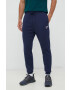 Reebok pantaloni de trening culoarea albastru marin neted - Pled.ro