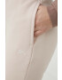 Reebok pantaloni de trening culoarea roz neted - Pled.ro