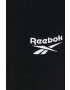 Reebok pantaloni de trening barbati culoarea negru cu imprimeu - Pled.ro