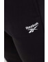 Reebok pantaloni de trening culoarea bordo neted - Pled.ro