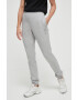 Reebok pantaloni de trening LUX COLLECTION culoarea gri melanj - Pled.ro