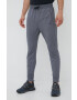 Reebok pantaloni de trening Workout Ready GJ0838 barbati culoarea gri neted - Pled.ro