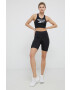 Reebok pantaloni scurți de antrenament H51833 femei culoarea negru neted high waist - Pled.ro