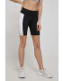 Reebok pantaloni scurți de antrenament HB2333 femei culoarea negru cu imprimeu high waist - Pled.ro