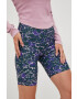 Reebok pantaloni scurți de antrenament Modern Safari femei culoarea verde modelator high waist - Pled.ro