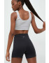 Reebok pantaloni scurți de antrenament Workout Ready culoarea negru neted high waist - Pled.ro