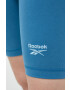 Reebok pantaloni scurti Identity femei neted high waist - Pled.ro