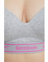 Reebok sutien F9790 culoarea gri neted - Pled.ro