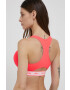 Reebok sutien sport U4.F9647 culoarea rosu neted - Pled.ro