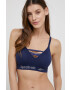 Reebok sutien sport U4.F9651 culoarea albastru marin neted - Pled.ro