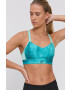 Reebok Sutien sport culoarea verde modelator - Pled.ro