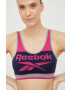 Reebok sutien sport Dilara culoarea albastru marin modelator - Pled.ro