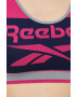 Reebok sutien sport Dilara culoarea albastru marin modelator - Pled.ro