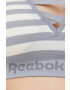 Reebok sutien sport F9781 culoarea gri modelator - Pled.ro