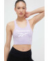 Reebok sutien sport Identity culoarea violet - Pled.ro