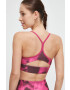 Reebok sutien sport Identity Training culoarea roz modelator - Pled.ro