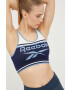 Reebok sutien sport Kerys culoarea albastru marin modelator - Pled.ro