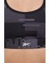 Reebok sutien sport Lux culoarea gri modelator - Pled.ro