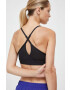 Reebok sutien sport Lux culoarea negru neted - Pled.ro