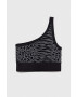 Reebok sutien sport Modern Safari culoarea negru modelator - Pled.ro