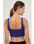 Reebok sutien sport Workout Ready culoarea violet neted - Pled.ro