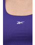 Reebok sutien sport Workout Ready culoarea violet neted - Pled.ro