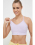 Reebok sutien sport Workout Ready culoarea violet neted - Pled.ro