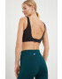 Reebok sutien yoga culoarea negru neted - Pled.ro