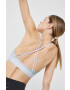 Reebok sutien yoga culoarea gri neted - Pled.ro