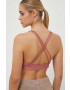 Reebok sutien yoga culoarea portocaliu neted - Pled.ro