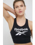 Reebok top de antrenament GL2544 culoarea negru neted - Pled.ro