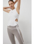 Reebok top de antrenament Cut Out culoarea gri - Pled.ro