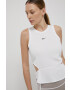 Reebok top de antrenament Cut Out culoarea gri - Pled.ro