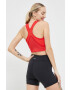 Reebok top de antrenament Lux Perform culoarea bordo - Pled.ro