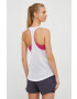 Reebok top de antrenament Workout Ready culoarea alb - Pled.ro