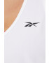 Reebok top de antrenament Workout Ready culoarea alb - Pled.ro