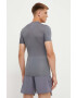 Reebok tricou de antrenament culoarea gri neted - Pled.ro