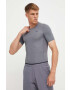 Reebok tricou de antrenament culoarea gri neted - Pled.ro