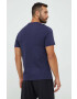 Reebok tricou din bumbac culoarea albastru marin cu imprimeu - Pled.ro