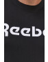 Reebok Tricou din bumbac Street GJ0136 culoarea negru cu imprimeu - Pled.ro