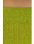 Resume Résumé pantaloni de lana femei culoarea verde drept high waist - Pled.ro