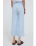 Rich & Royal pantaloni din in lat high waist - Pled.ro