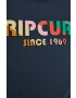 Rip Curl top din bumbac culoarea albastru marin - Pled.ro