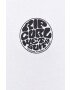 Rip Curl tricou din bumbac culoarea alb cu imprimeu - Pled.ro