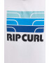 Rip Curl tricou din bumbac culoarea alb cu imprimeu - Pled.ro