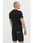 Rip Curl tricou din bumbac culoarea negru cu imprimeu - Pled.ro