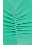 Rotate rochie culoarea verde mini mulata - Pled.ro